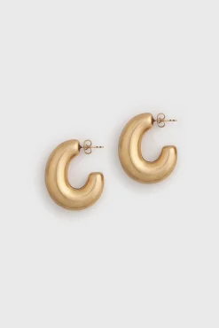 Chunky hoop earrings